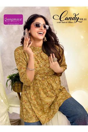 Rangmaya candy vol-14 short top kurti set wholesale
